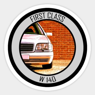 Mercedes w140 - first class Sticker